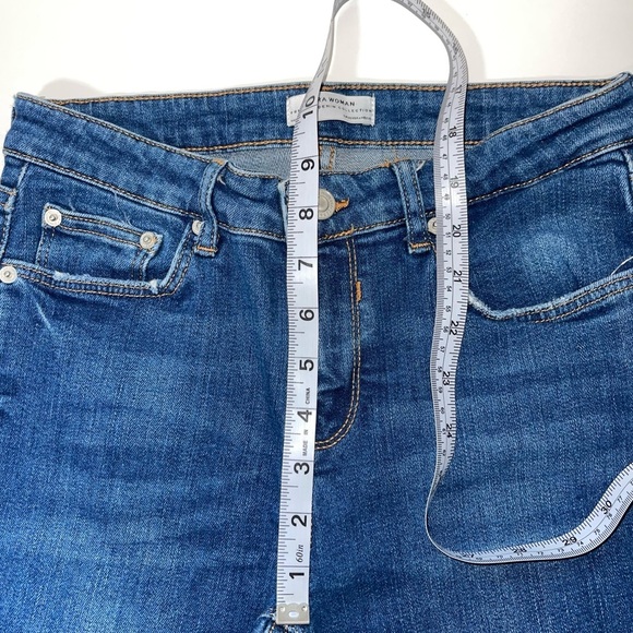 Zara Woman Premium Collection Medium Wash Mid-rise Super Skinny Jeans 4 Women’s - Picture 9 of 12